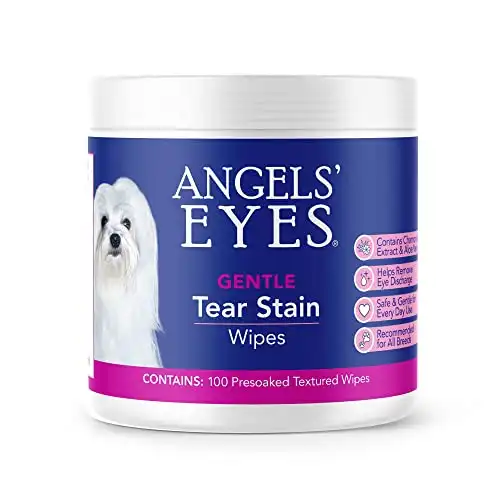 Angels’ Eyes Gentle Tear Stain Wipes for Dogs and Cats