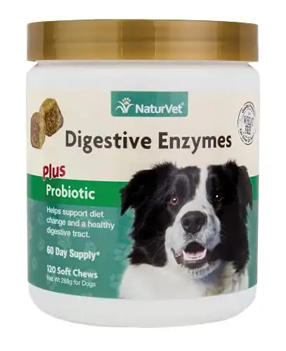 NaturVet Digestive Enzymes Plus Probiotics & Prebiotics
