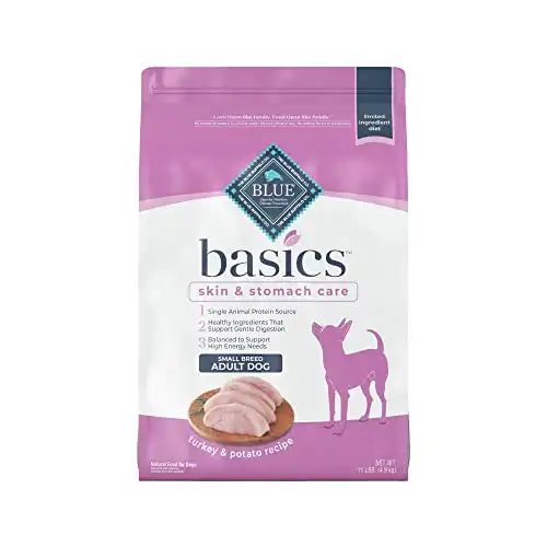 Blue Buffalo Basics Skin & Stomach Care Limited Ingredient Adult Small Breed Dry Dog Food (11 lbs)