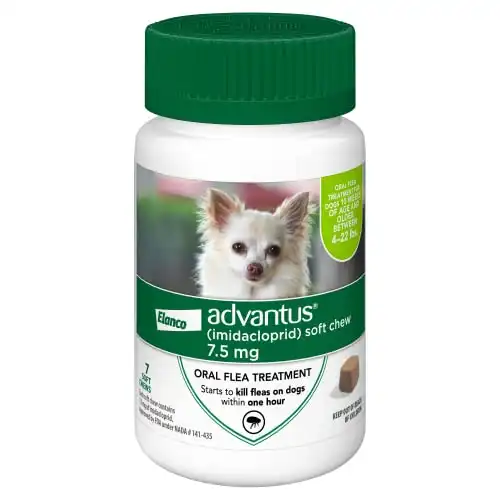 Advantus (Imidacloprid) Flea Chews for Small Dogs