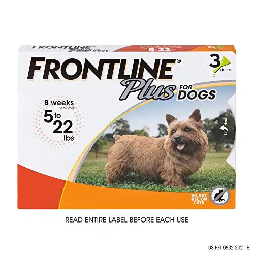 Frontline Plus Flea and Tick Treatment for Small Dogs