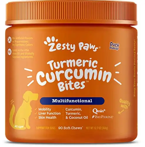 Zesty Paws Turmeric (Curcumin) for Dogs